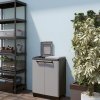 Szafka do segregacji odpadów Cabinet Split Premium Black Grey